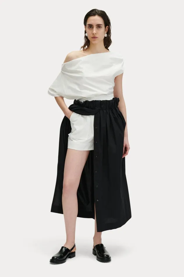 Rachel Comey Jalen Short White Women Skirts Shorts