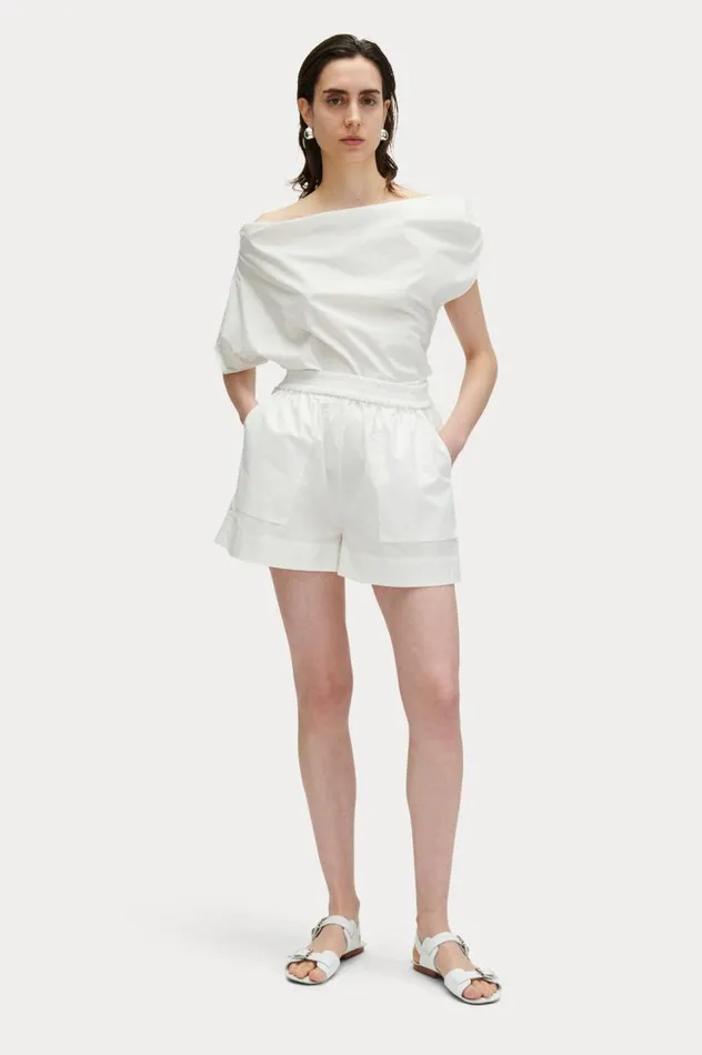 Rachel Comey Jalen Short White Women Skirts Shorts