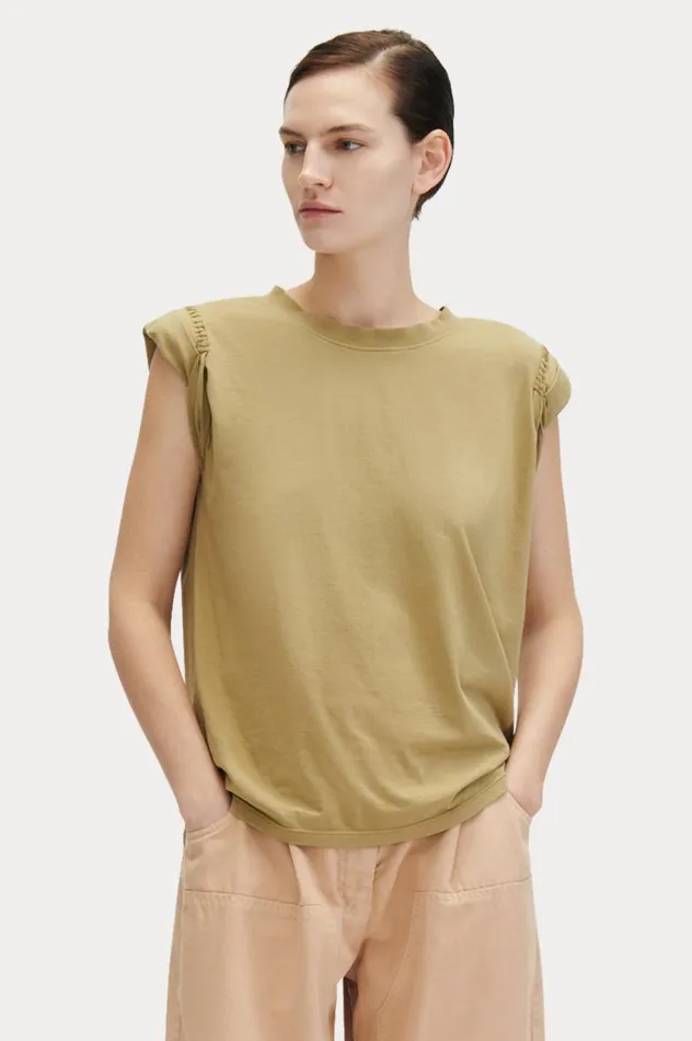 Rachel Comey Miles Tee Sage Women TShirts Sweatshirts