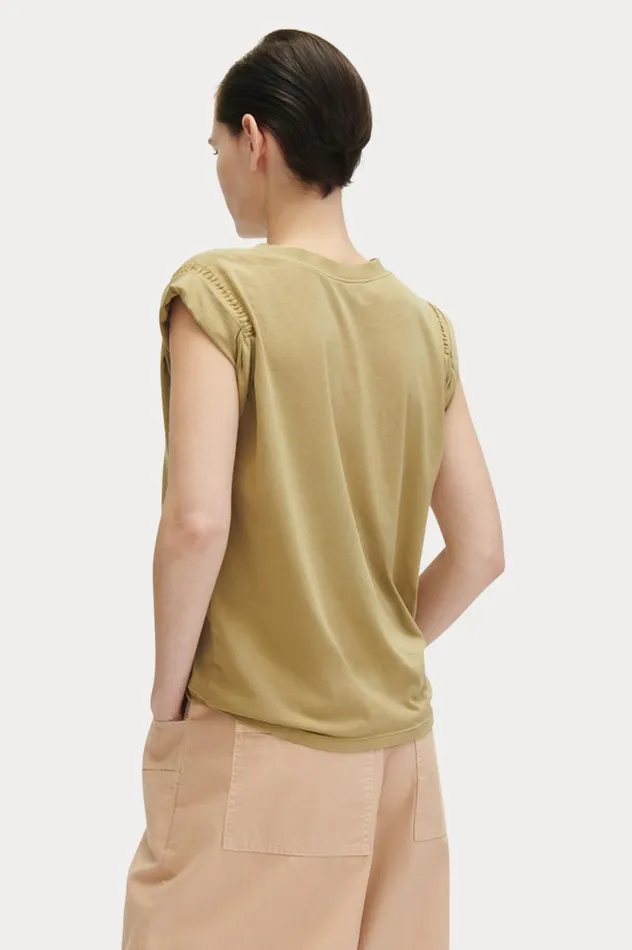 Rachel Comey Miles Tee Sage Women TShirts Sweatshirts