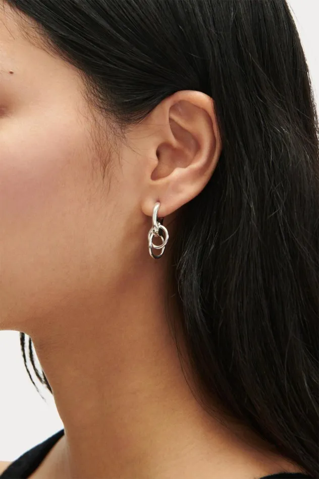 Rachel Comey Quarry Isak Earring Pair Sterling Silver Women Quarry Jewelry