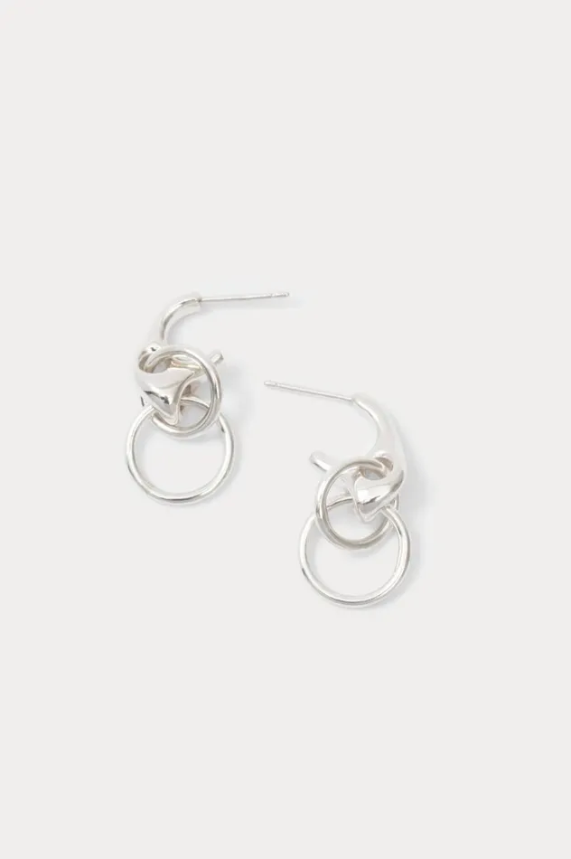 Rachel Comey Quarry Isak Earring Pair Sterling Silver Women Quarry Jewelry
