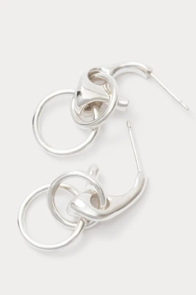 Rachel Comey Quarry Isak Earring Pair Sterling Silver Women Quarry Jewelry