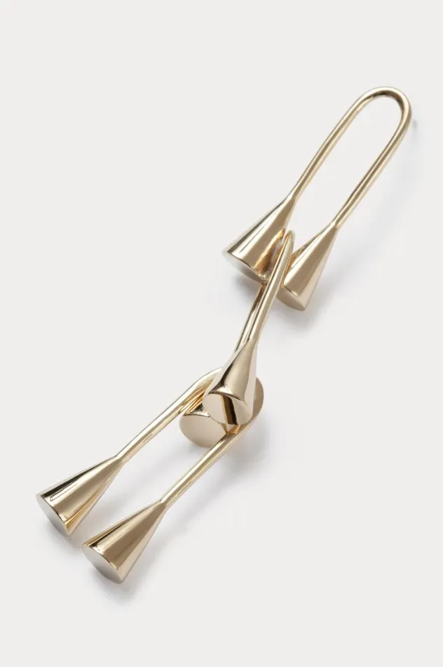 Rachel Comey Quarry Wagner Earring Brass Women Jewelry