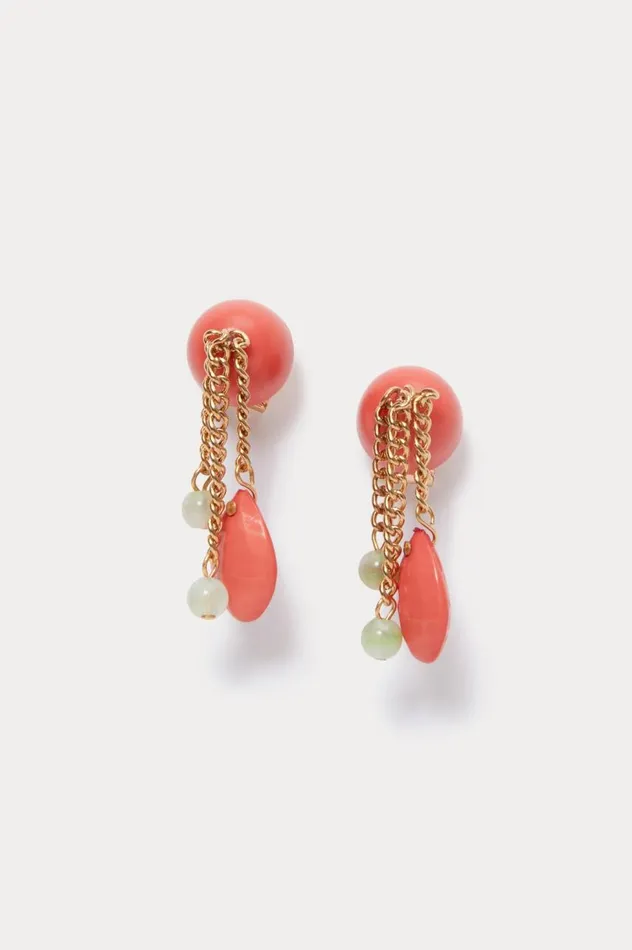 Rachel Comey Sutter Earrings Coral Women Jewelry