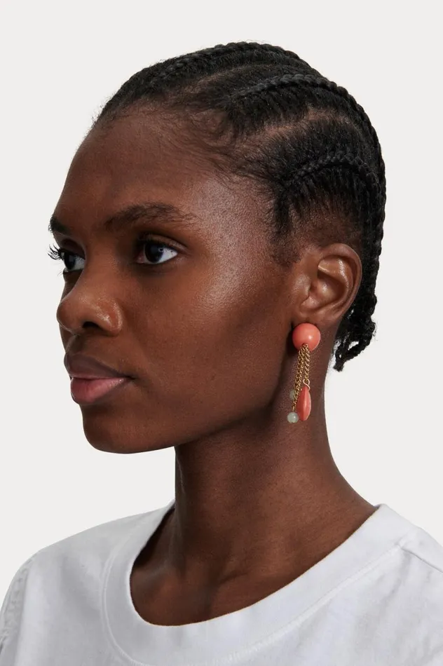 Rachel Comey Sutter Earrings Coral Women Jewelry