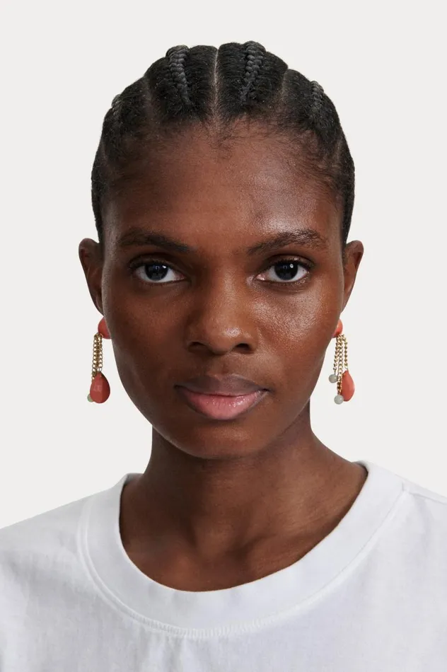 Rachel Comey Sutter Earrings Coral Women Jewelry