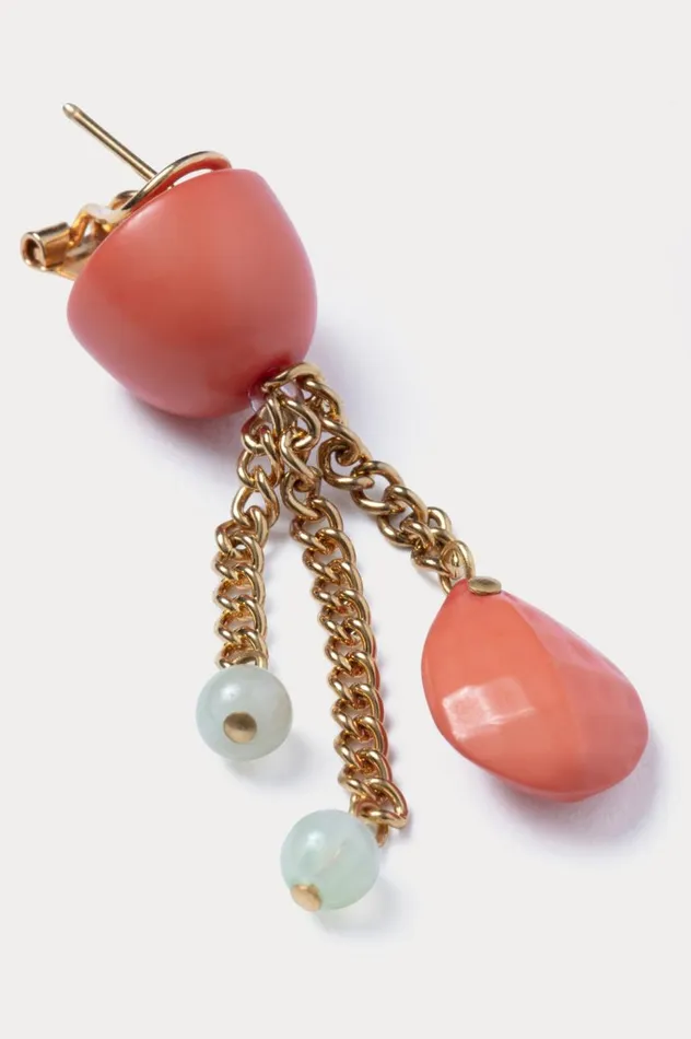 Rachel Comey Sutter Earrings Coral Women Jewelry