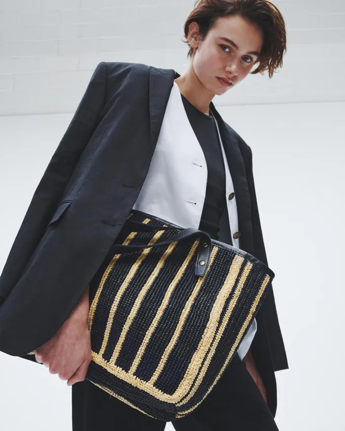 Rag and Bone Daily Tote Black Multi Women Handbags