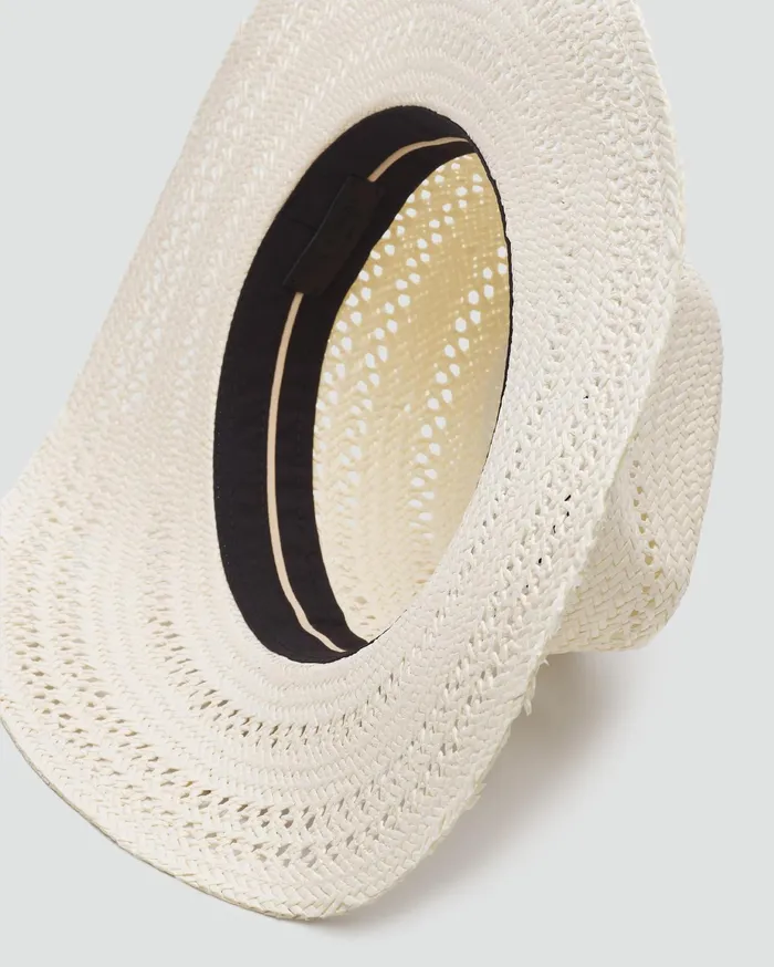 Rag and Bone Elle Perf Fedora Ivory Women Hats Rag and Bone Elle Perf Fedora Ivory Women Hats