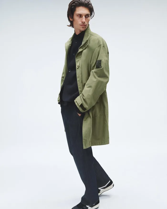 Rag and Bone Falcon Cotton Nylon Parka Lichen Men Coats and Jackets Rag and Bone Falcon Cotton Nylon Parka Lichen Men Coats and Jackets