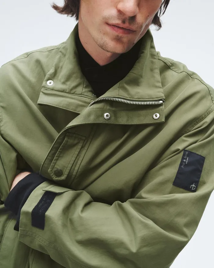 Rag and Bone Falcon Cotton Nylon Parka Lichen Men Coats and Jackets Rag and Bone Falcon Cotton Nylon Parka Lichen Men Coats and Jackets