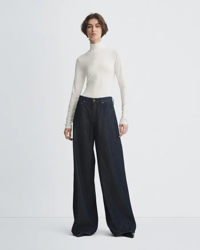Rag and Bone Featherweight Sofie Wide Rinse Women WideLeg Rag and Bone Featherweight Sofie Wide Rinse Women WideLeg