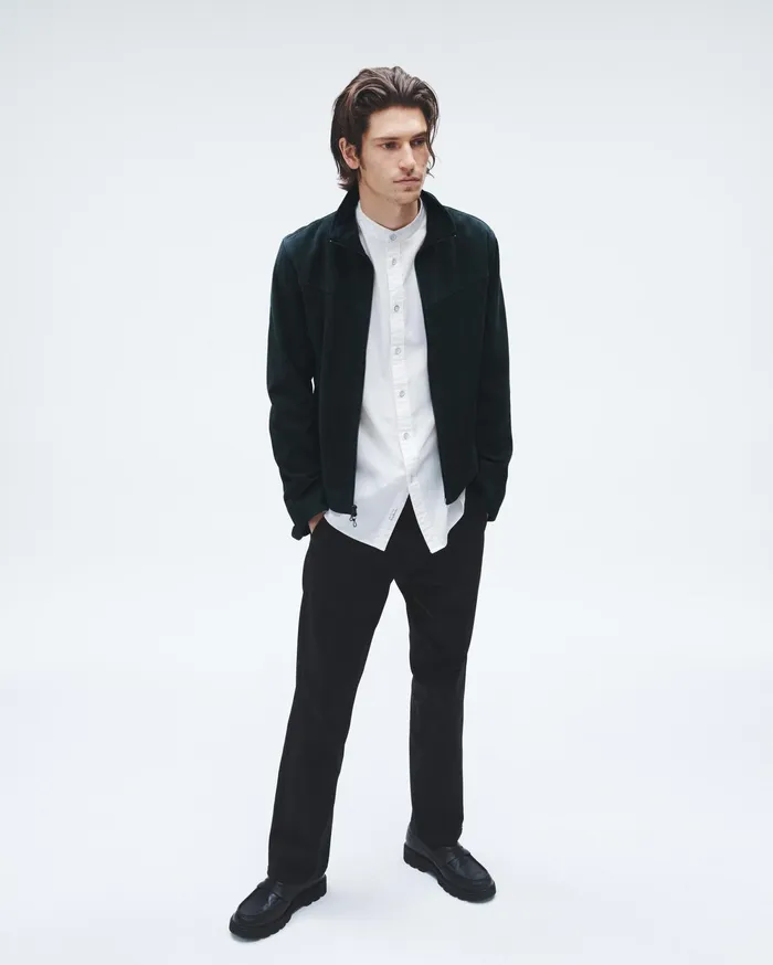 Rag and Bone Grant Suede Jacket Salute Men Coats and Jackets