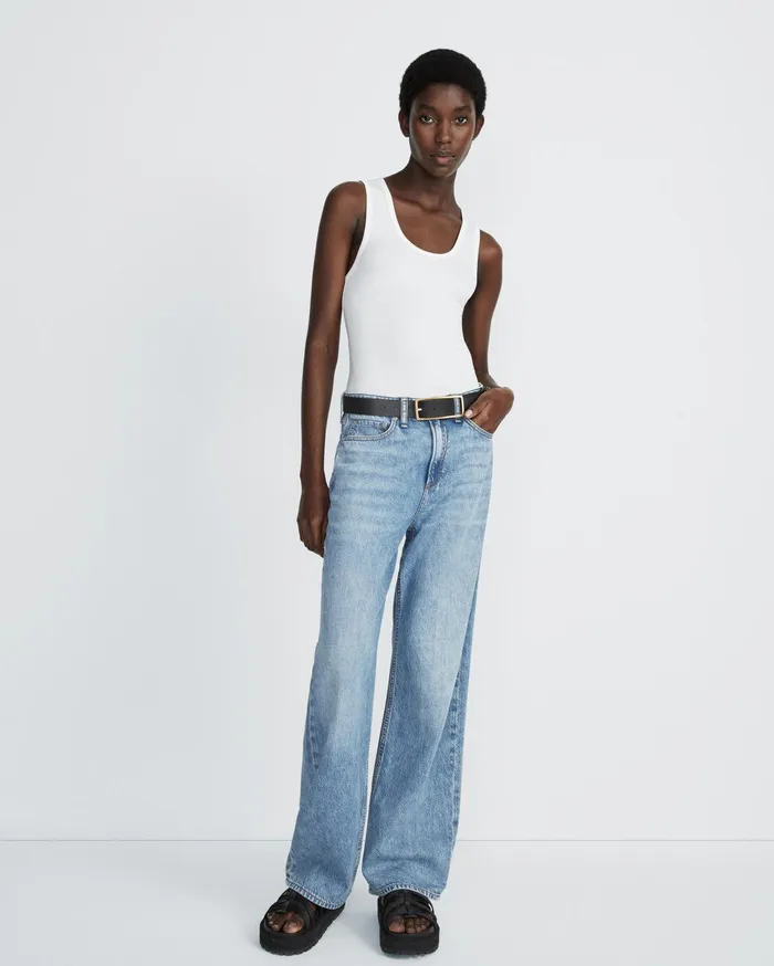 Rag and Bone Luca Tank White Women TShirts Rag and Bone Luca Tank White Women TShirts