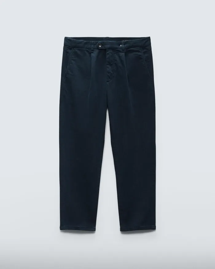 Rag and Bone Pleated Cotton Chino Salute Men Pants