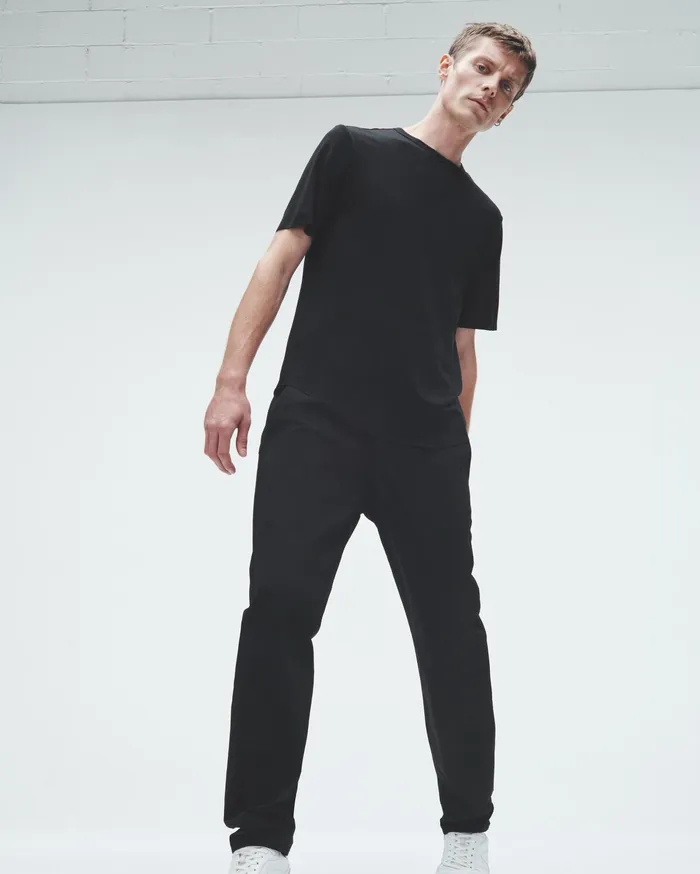 Rag and Bone Pursuit Nylon Chino Black Men Pants