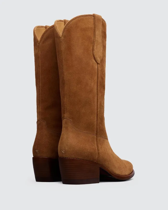 Rag and Bone Rb Cowboy Boot Sabbia Suede Women Boots