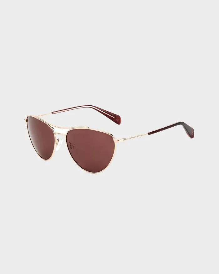 Rag and Bone Red Gold Clare Butterfly Sunglasses Rag and Bone Red Gold Clare Butterfly Sunglasses Women Sunglasses