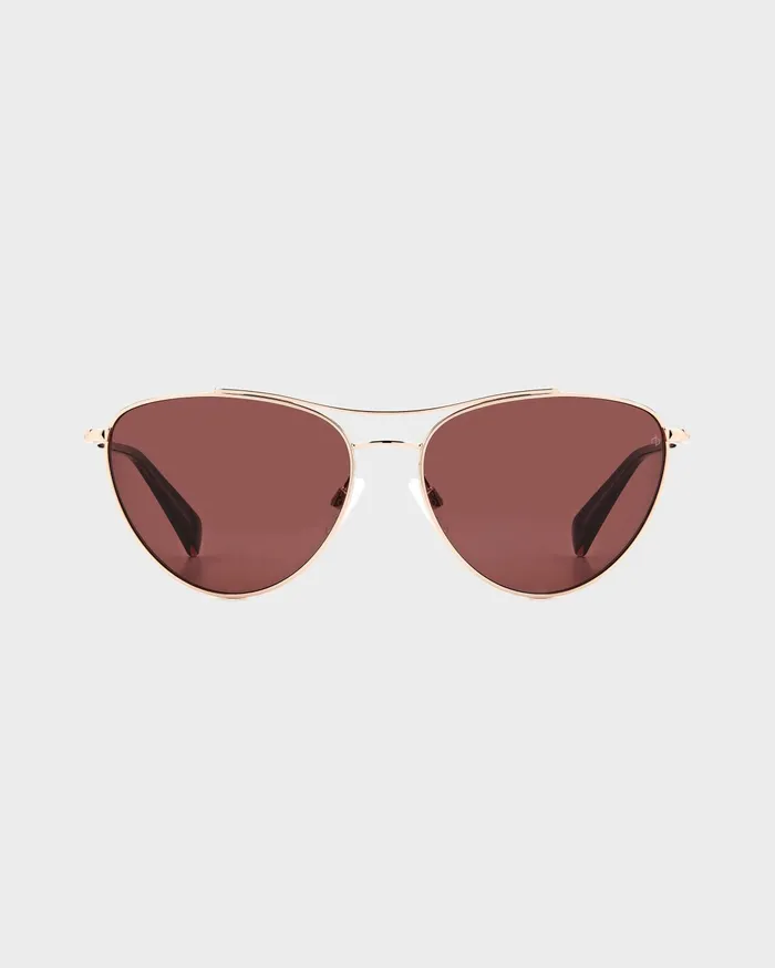 Rag and Bone Red Gold Clare Butterfly Sunglasses Rag and Bone Red Gold Clare Butterfly Sunglasses Women Sunglasses