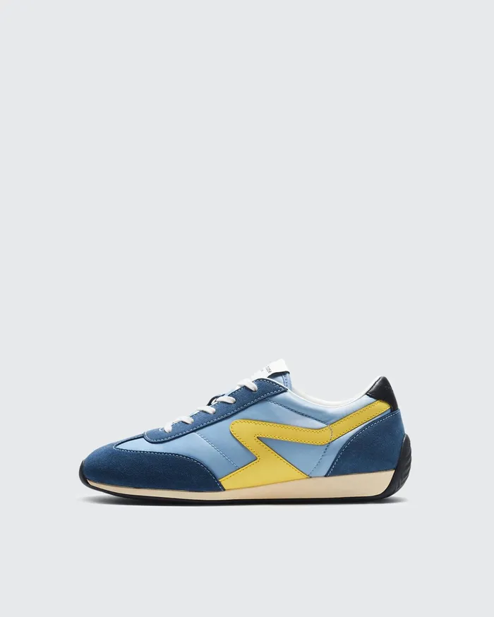 Rag and Bone Retro Runner Slim Denim Blue Women Sneakers