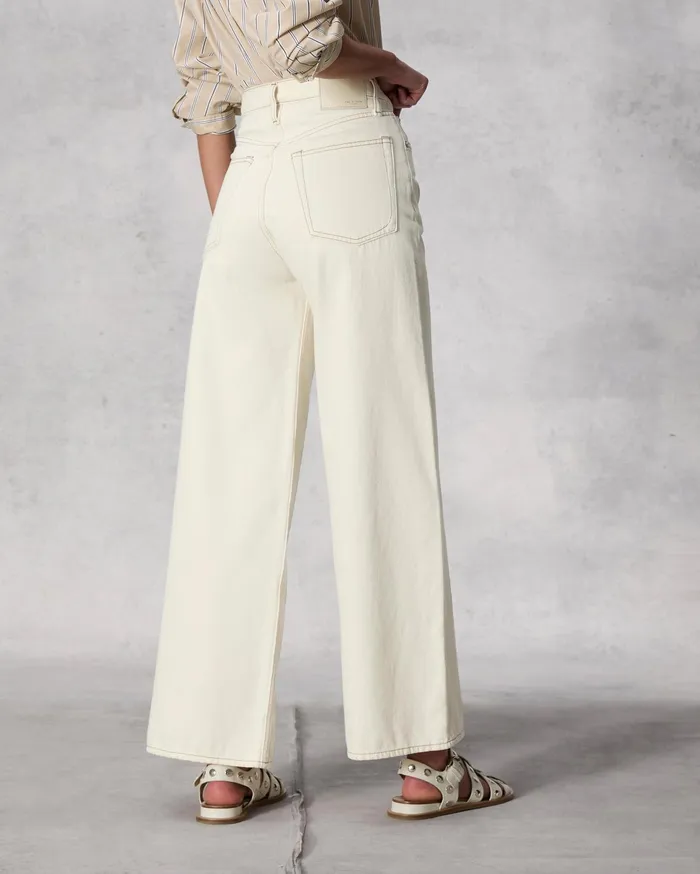 Rag and Bone Sofie Ankle Wide Ecru Women WideLeg Rag and Bone Sofie Ankle Wide Ecru Women WideLeg