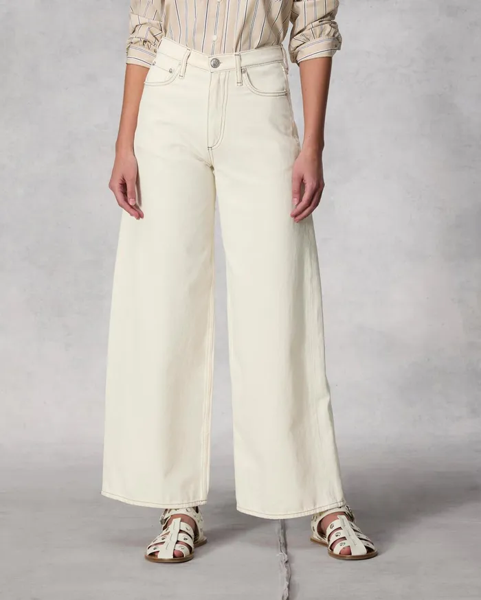 Rag and Bone Sofie Ankle Wide Ecru Women WideLeg Rag and Bone Sofie Ankle Wide Ecru Women WideLeg