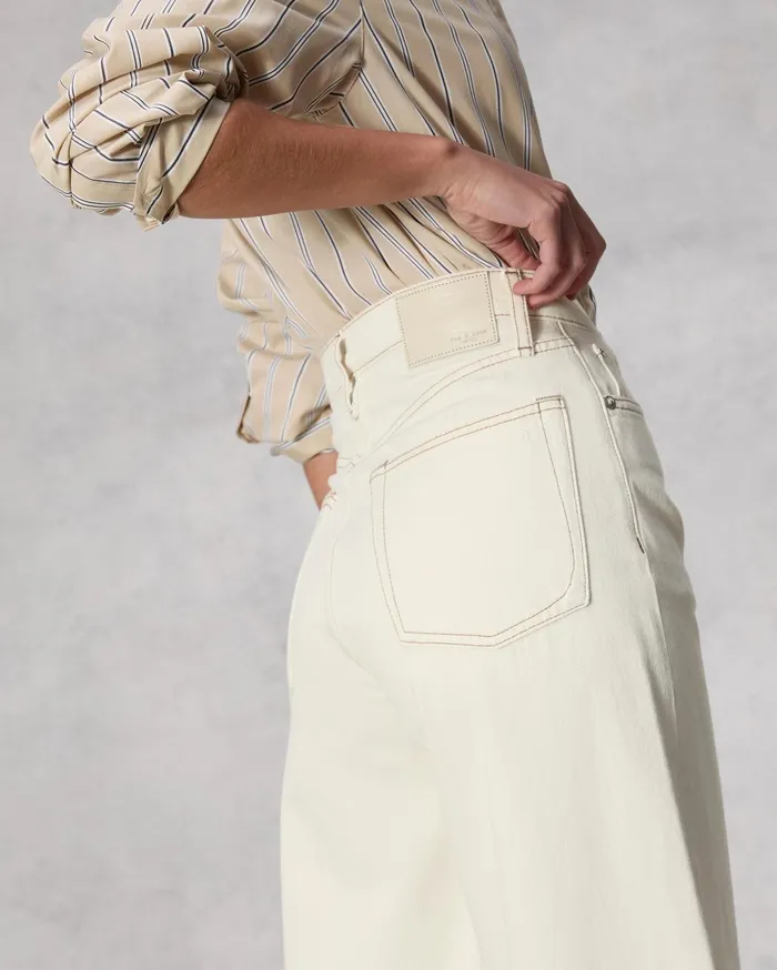Rag and Bone Sofie Ankle Wide Ecru Women WideLeg Rag and Bone Sofie Ankle Wide Ecru Women WideLeg