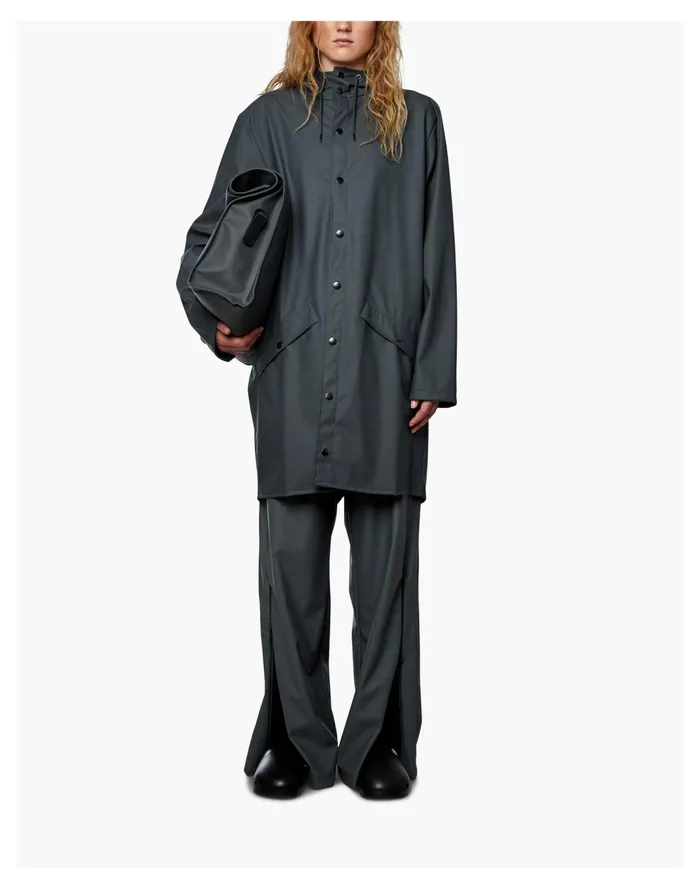 Rains Long Jacket Midnight Men Madewell Jackets