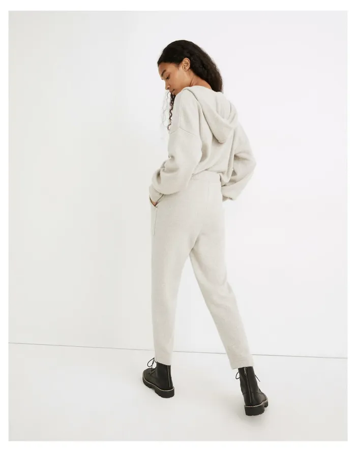 Resourced Cashmere Allendale Sweater Pants Heather Dust Women Madewell Sweaters Resourced Cashmere Allendale Sweater Pants Heather Dust Women Madewell Sweaters