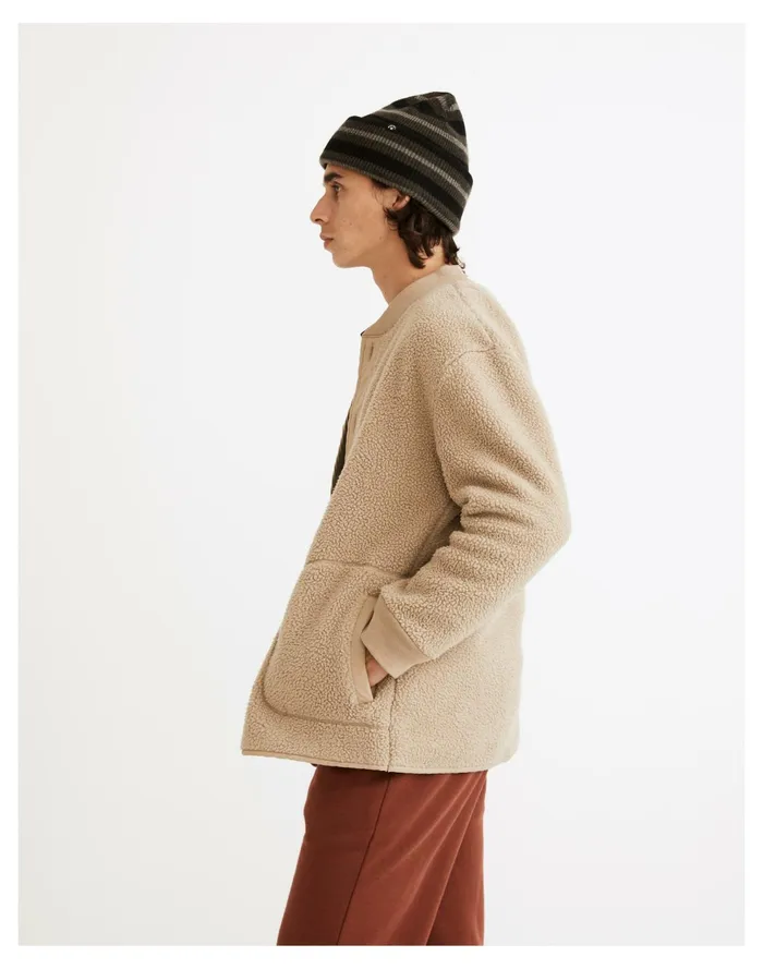 Resourced Sherpa Shirt Jacket Drill Khaki Men Madewell Sweatshirts and Sweatpants Resourced Sherpa Shirt Jacket Drill Khaki Men Madewell Sweatshirts and Sweatpants
