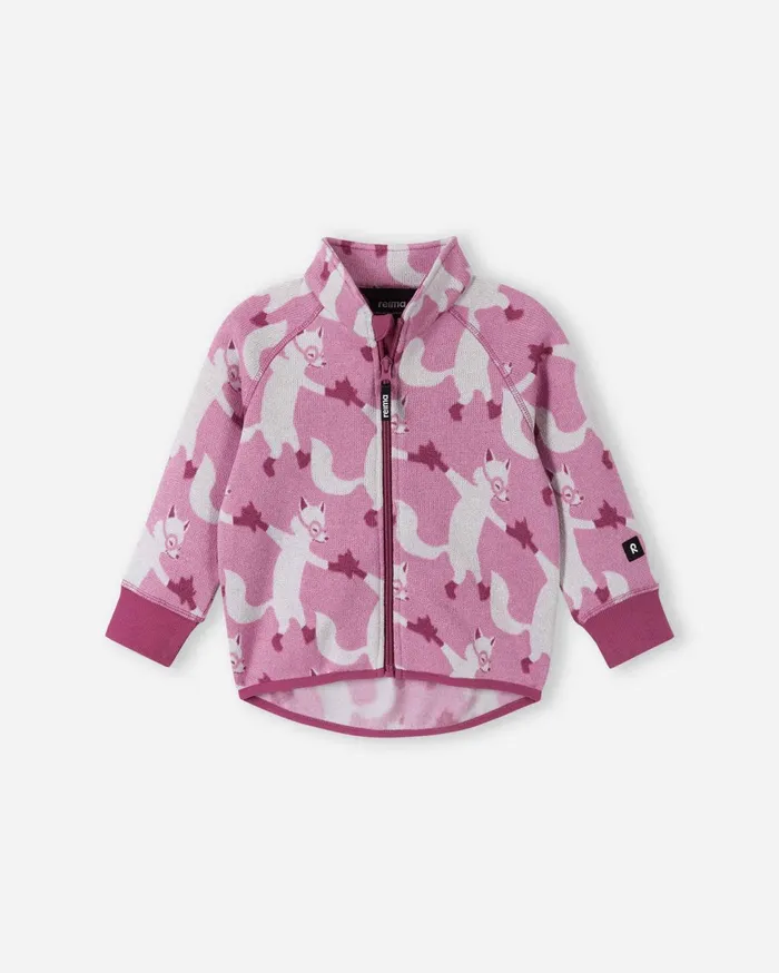 Reima Fleece Jackets MoistureWicking Fleece Sweater 8211 Ornament Mauve Pink 8211 Kids