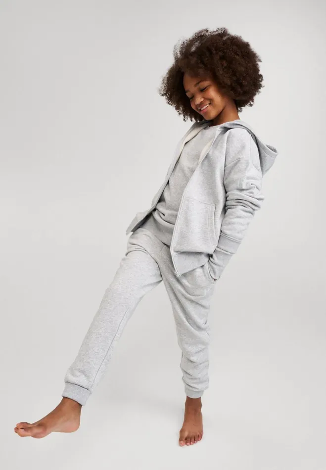 Reima Joggers and Leggings Organic French Terry Joggers 8211 Joggari Melange Grey 8211 Kids