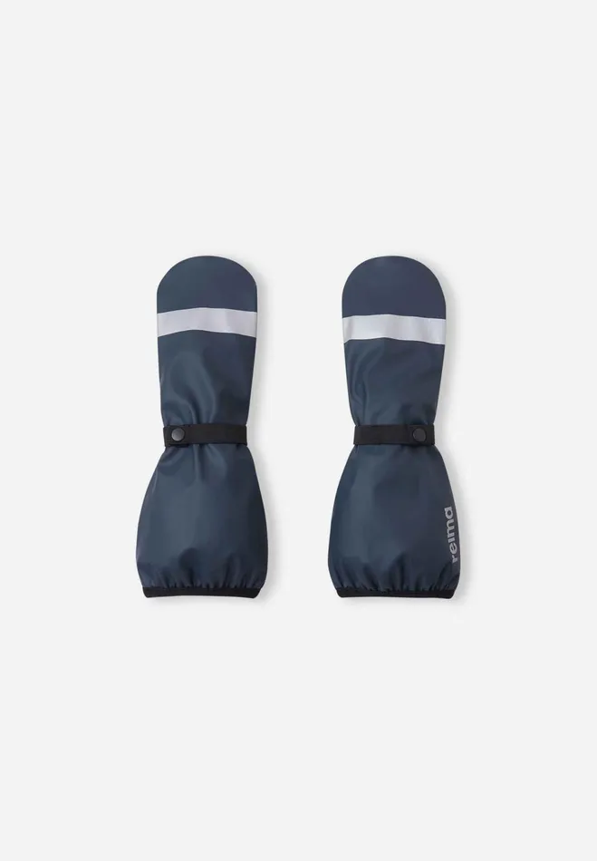Reima Rain Hats and Mittens Waterproof Lined Rain Mittens 8211 Puro Navy 8211 Kids