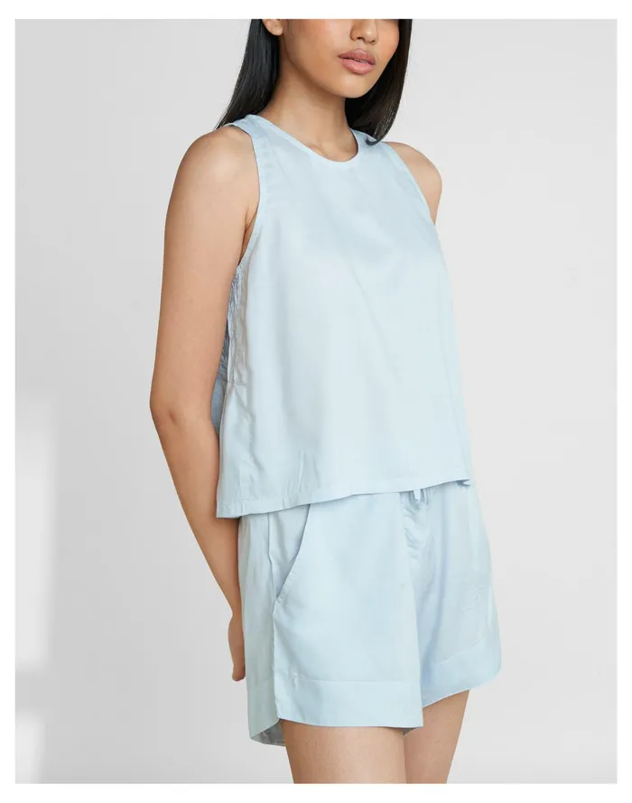 Reistor Night Owl Set Light Blue Women Madewell Pajamas