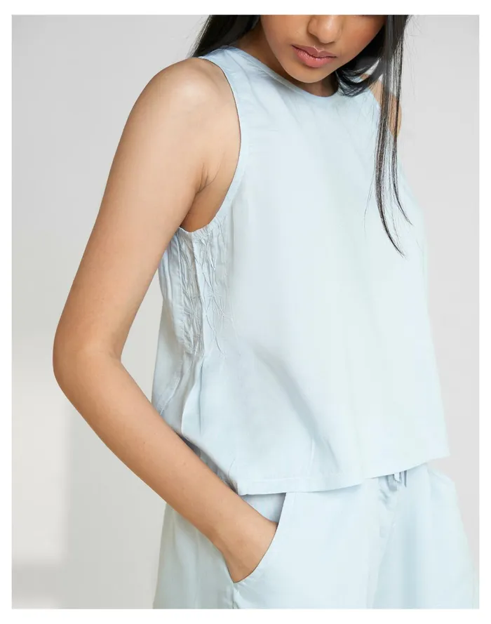 Reistor Night Owl Set Light Blue Women Madewell Pajamas