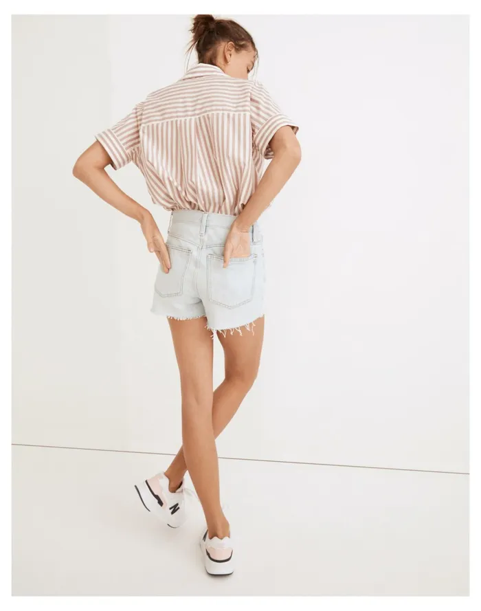 Relaxed Denim Shorts In Essen Wash Essen Wash Women Madewell Shorts