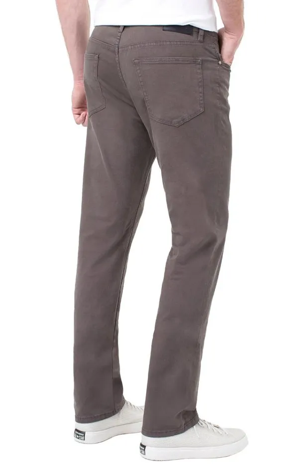 Relaxed Straight Men Liverpool Los Angeles Regent Relaxed Straight Peached Colored Twill Deep Earth