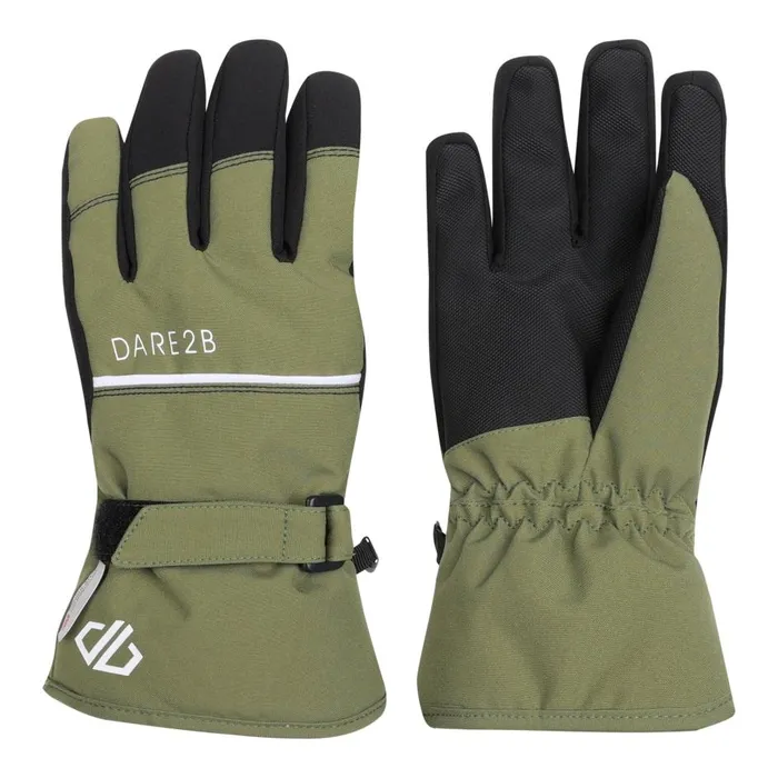 Restart Ski Gloves Olivine Green Kids Dare 2b Gloves