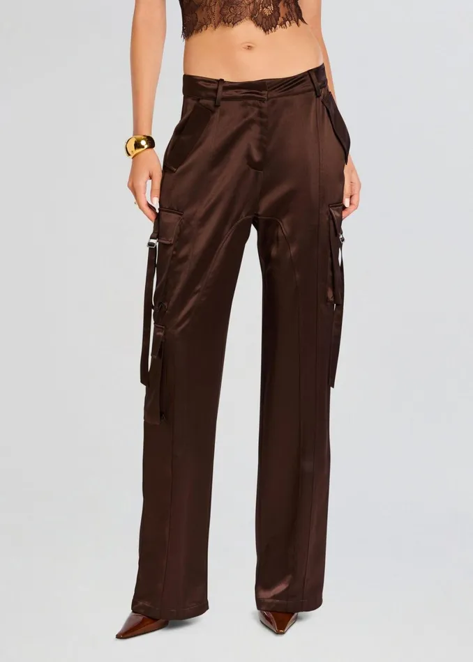 Retrofete Bottoms Andr Pant Dark Chocolate 8211 Women