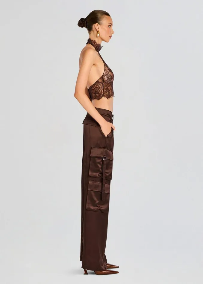 Retrofete Bottoms Andr Pant Dark Chocolate 8211 Women