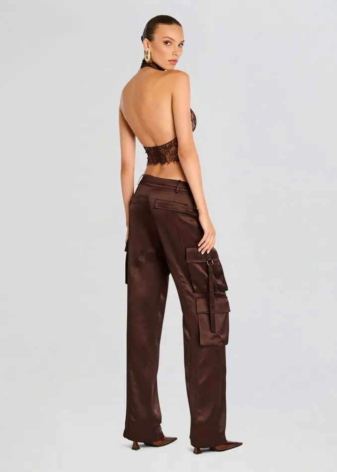 Retrofete Bottoms Andr Pant Dark Chocolate 8211 Women