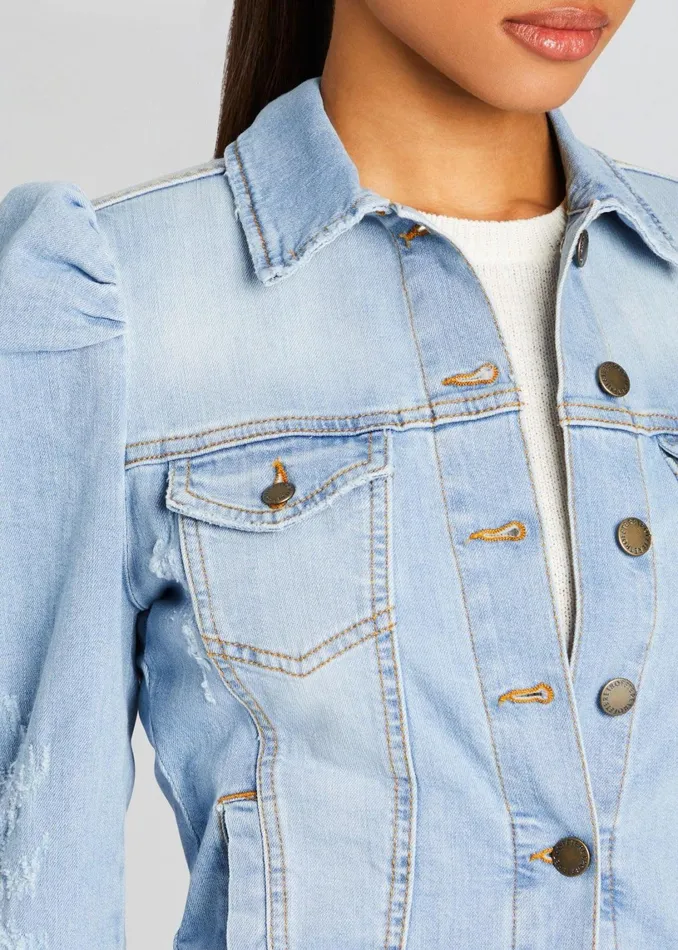 Retrofete Denim Ada Jacket Light Blue Stone 8211 Women