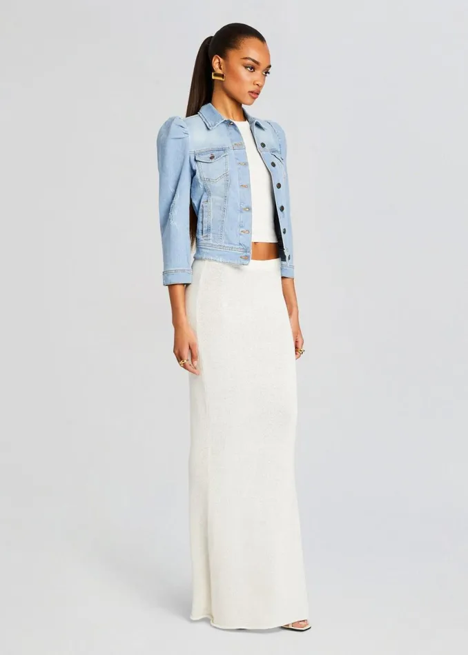 Retrofete Denim Ada Jacket Light Blue Stone 8211 Women
