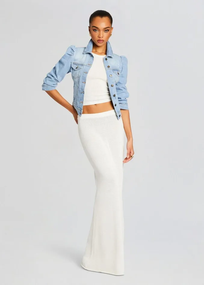 Retrofete Denim Ada Jacket Light Blue Stone 8211 Women