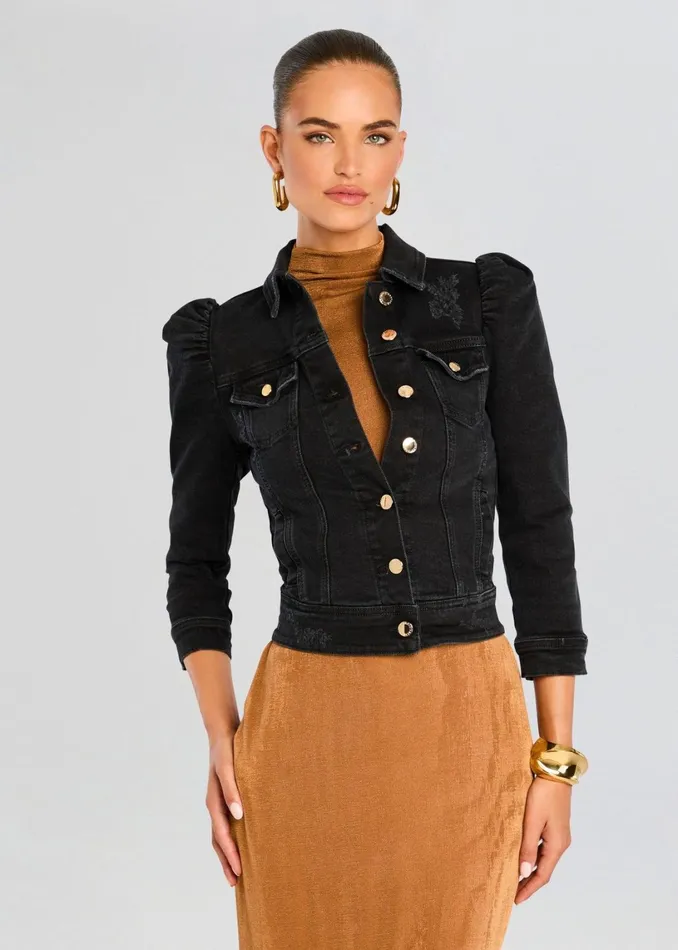 Retrofete Denim Ada Jacket True Black 8211 Women