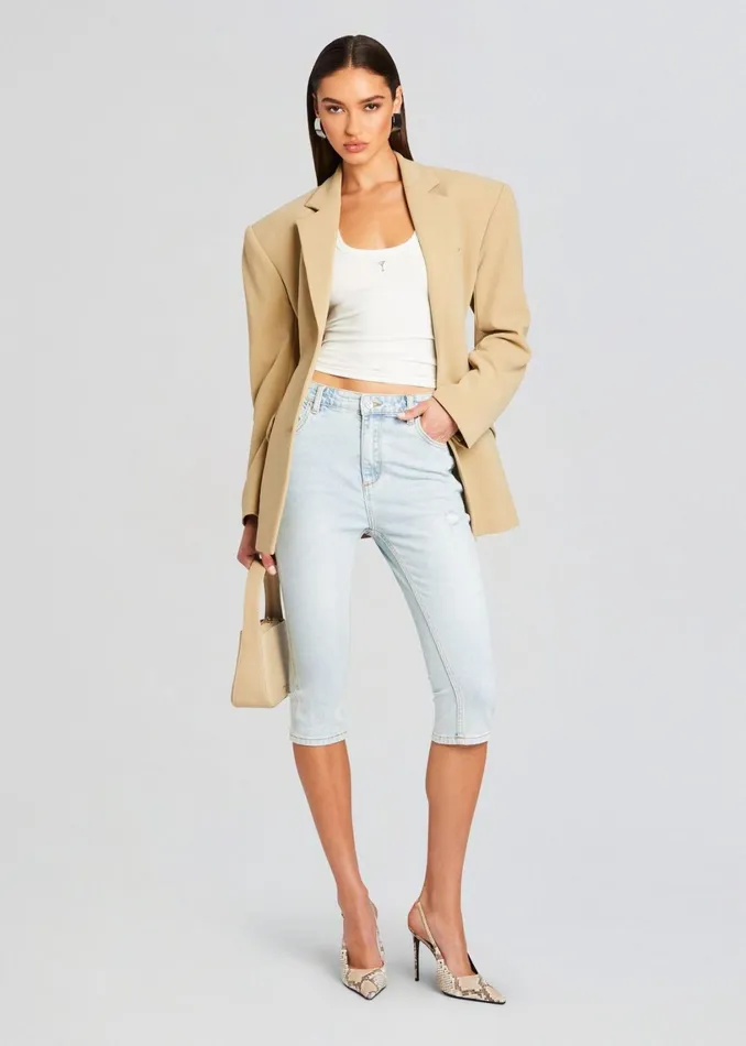 Retrofete Denim Avalon Capri Skylight 8211 Women