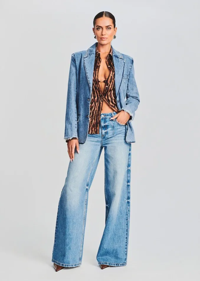 Retrofete Denim Hollis Blazer River 8211 Women