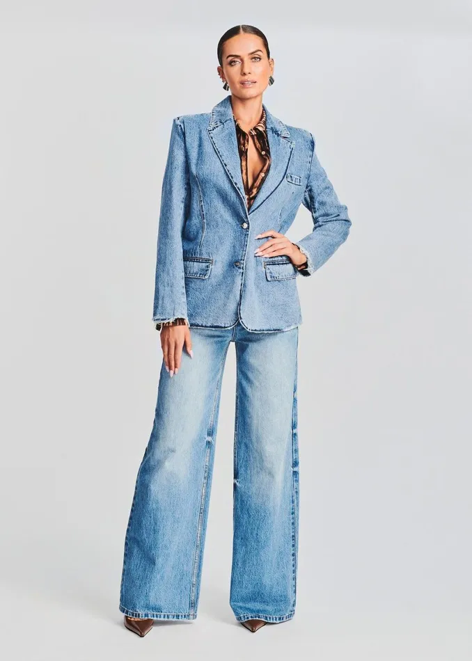 Retrofete Denim Hollis Blazer River 8211 Women