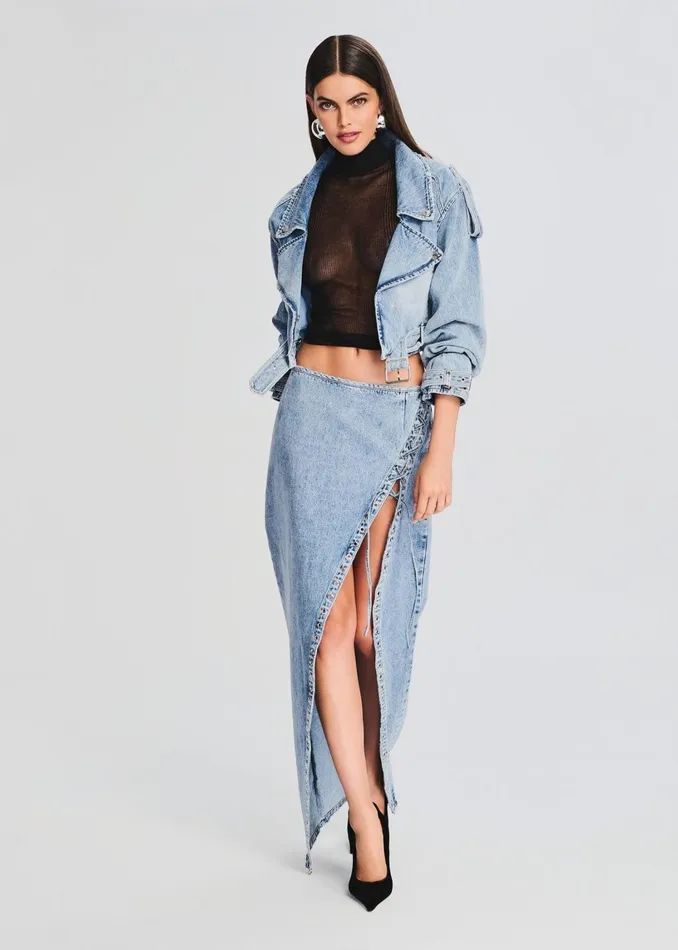 Retrofete Denim Zahlia Denim Skirt Alani 8211 Women